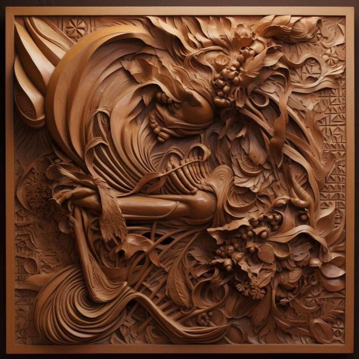 نموذج ثلاثي الأبعاد لآلة CNC 3D Art 